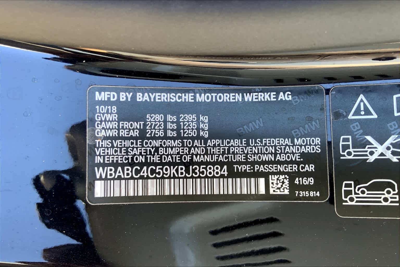 Used 2019 Carbon Black Metallic BMW M850i xDrive image 35