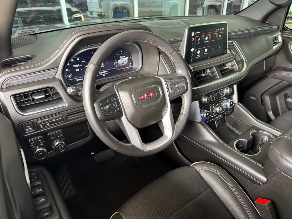 Used 2022 Satin Steel Metallic GMC SLT image 3