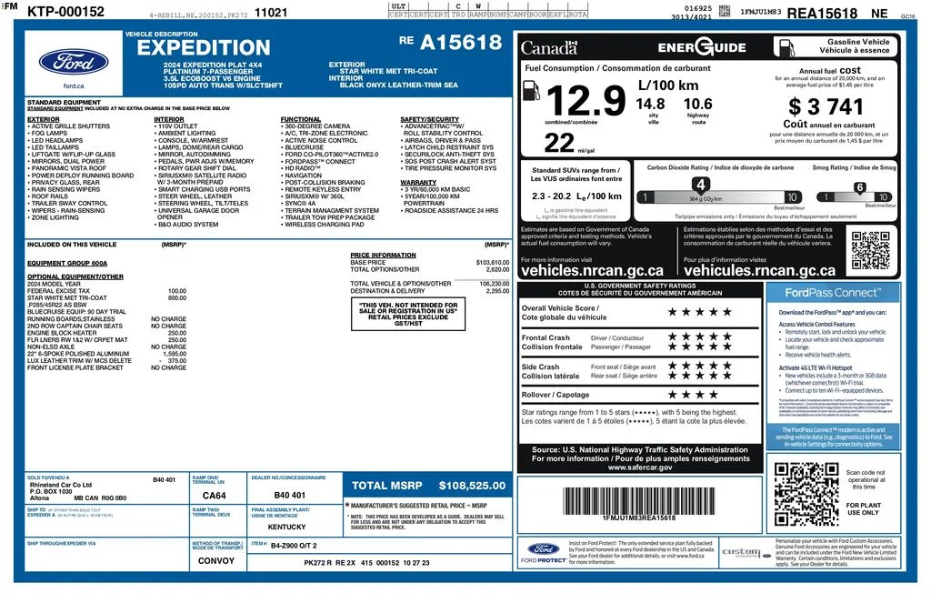 2024 Ford Expedition Platinum - Photo 3