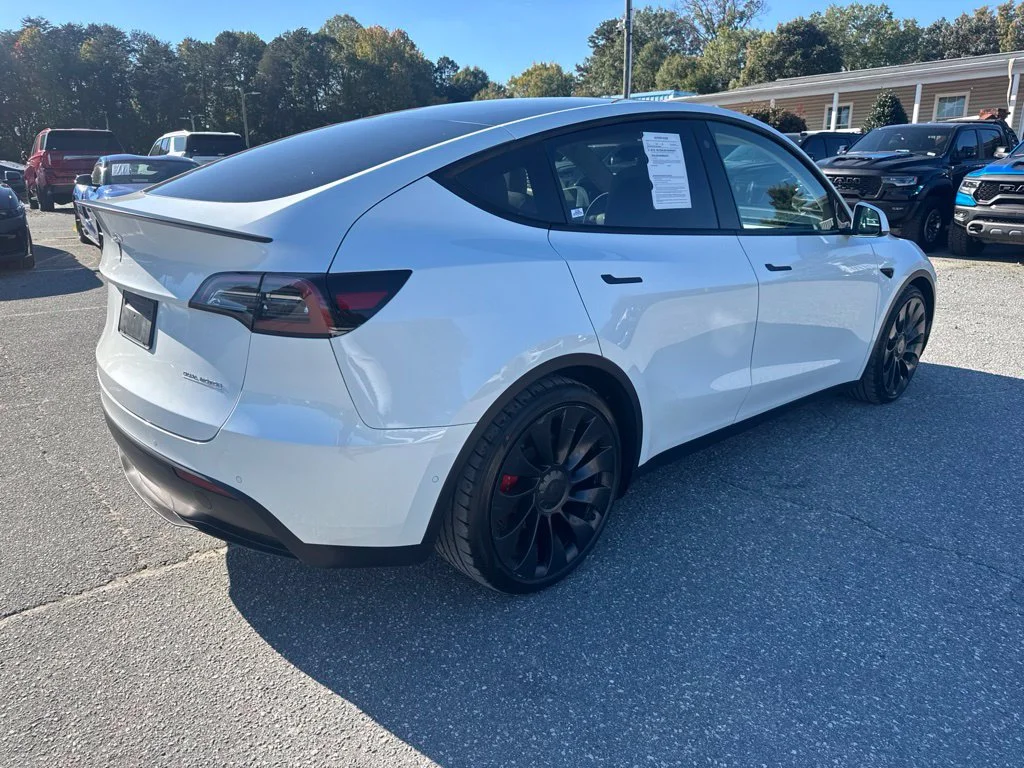 Used 2022 White Tesla Performance image 6