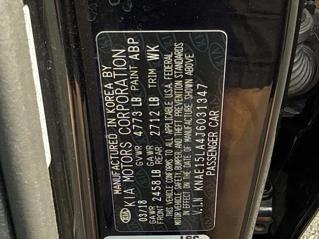 Used 2018 Black Kia  image 30