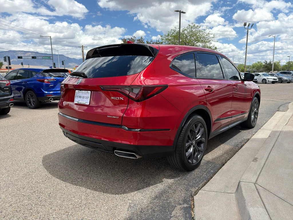 Certified Used 2023 Performance Red Pearl Acura SH-AWD with A-Spec Package image 6