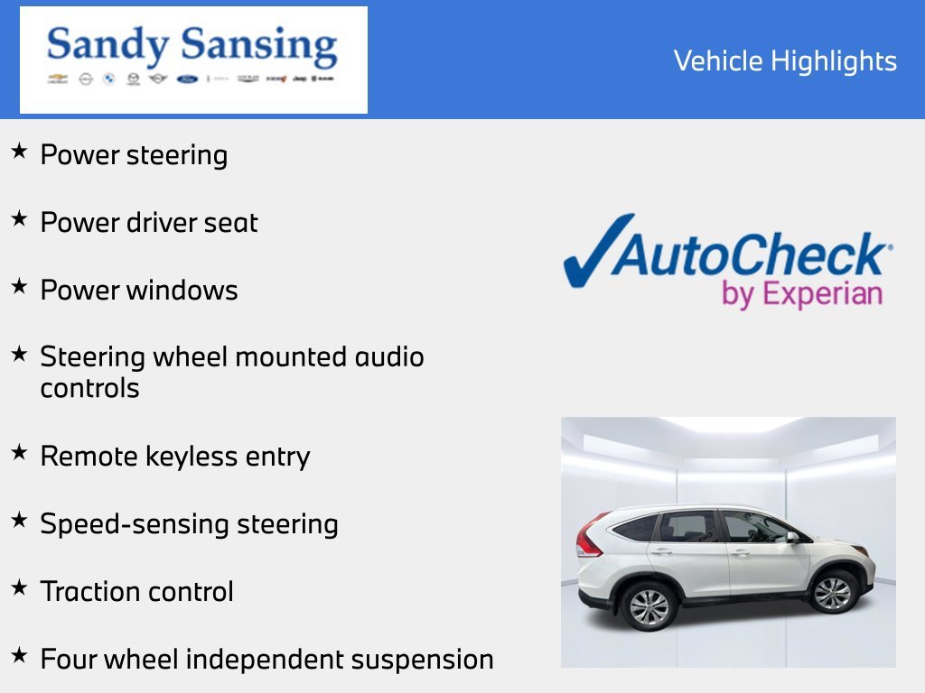 Used 2013 White Honda EX-L image 7