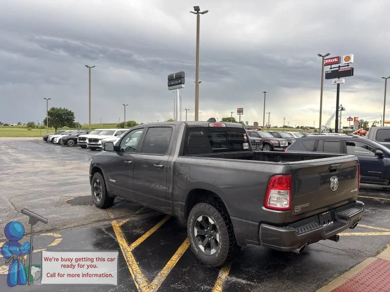 Used 2019 Granite Crystal Metallic Clearcoat Ram Big Horn/Lone Star image 3