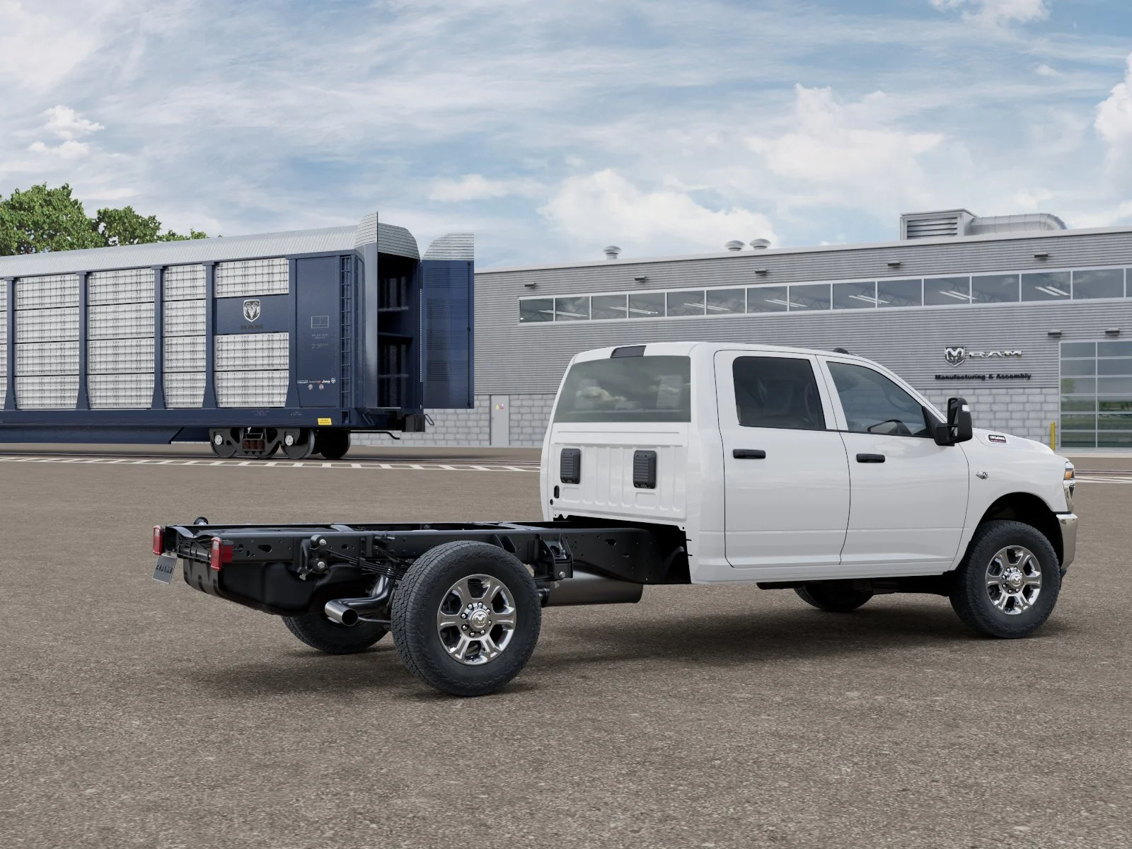 New 2027 Bright White Clear-Coat Paint RAM Tradesman image 2