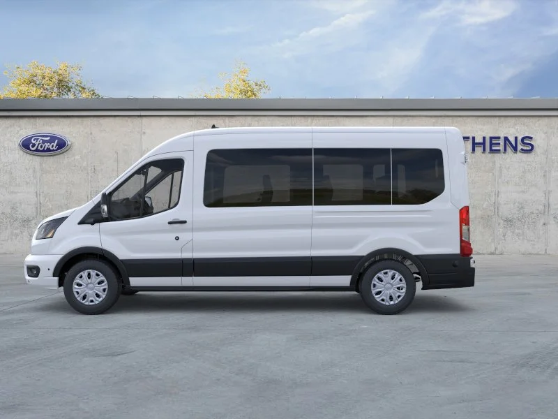 New 2026 Oxford White Ford Passenger Van XLT image 3