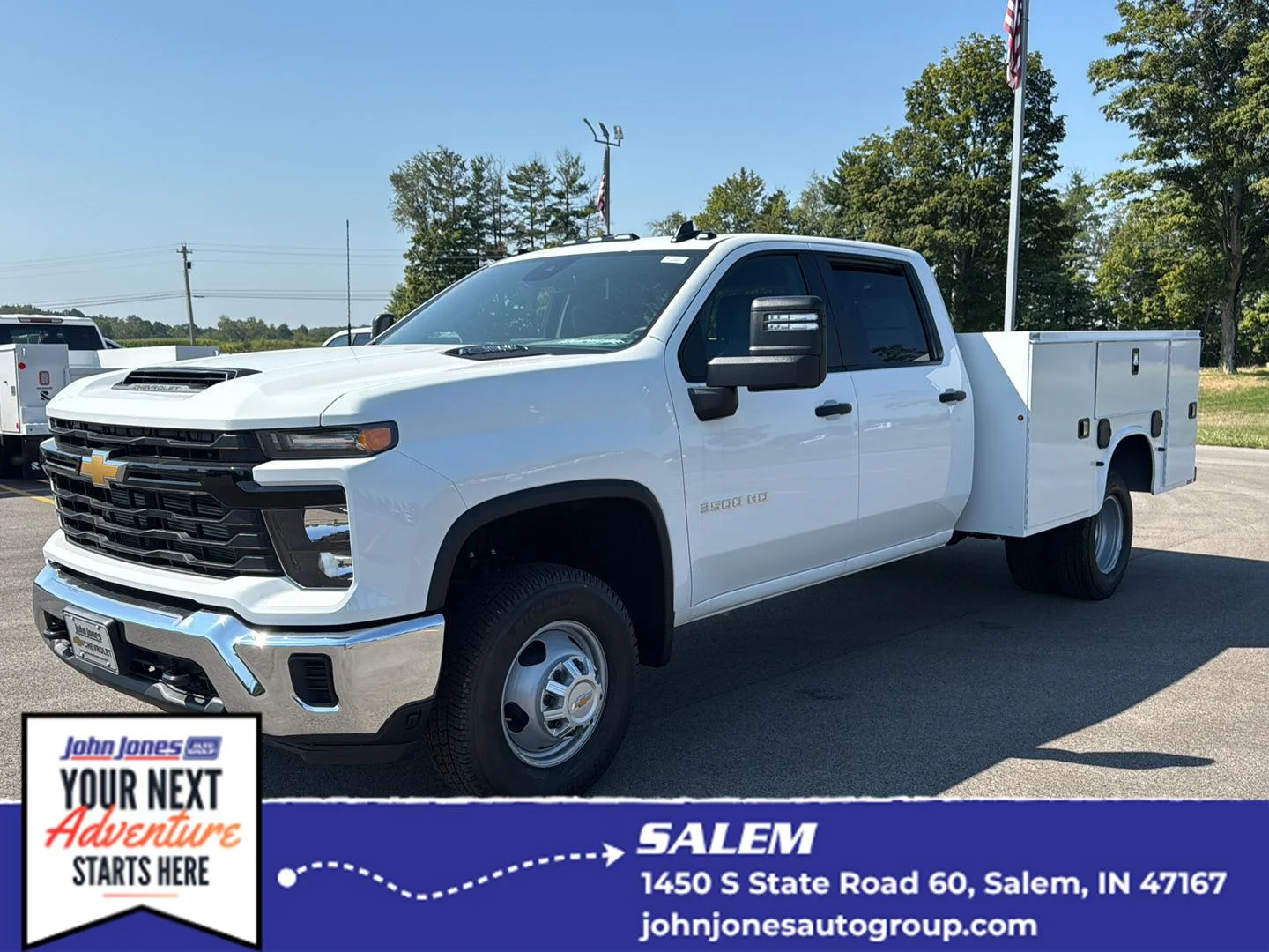 New 2026 Summit White Chevrolet Work Truck image 1