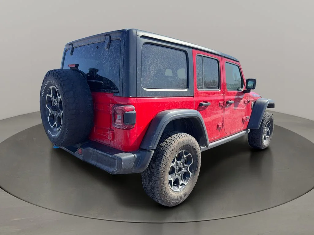 Used 2022 Red Jeep Unlimited Rubicon 4xe image 7