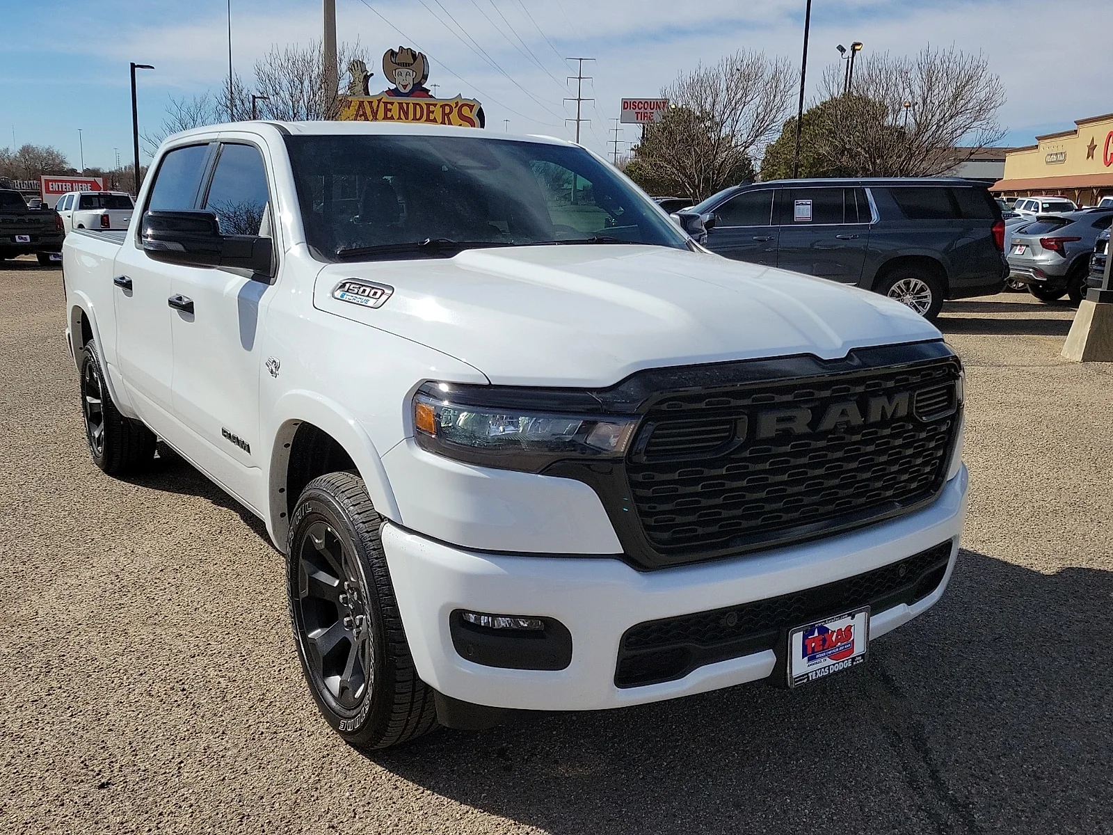 New 2026 PW7 Bright Whit Ram LONE STAR CREW CAB 4X4 5