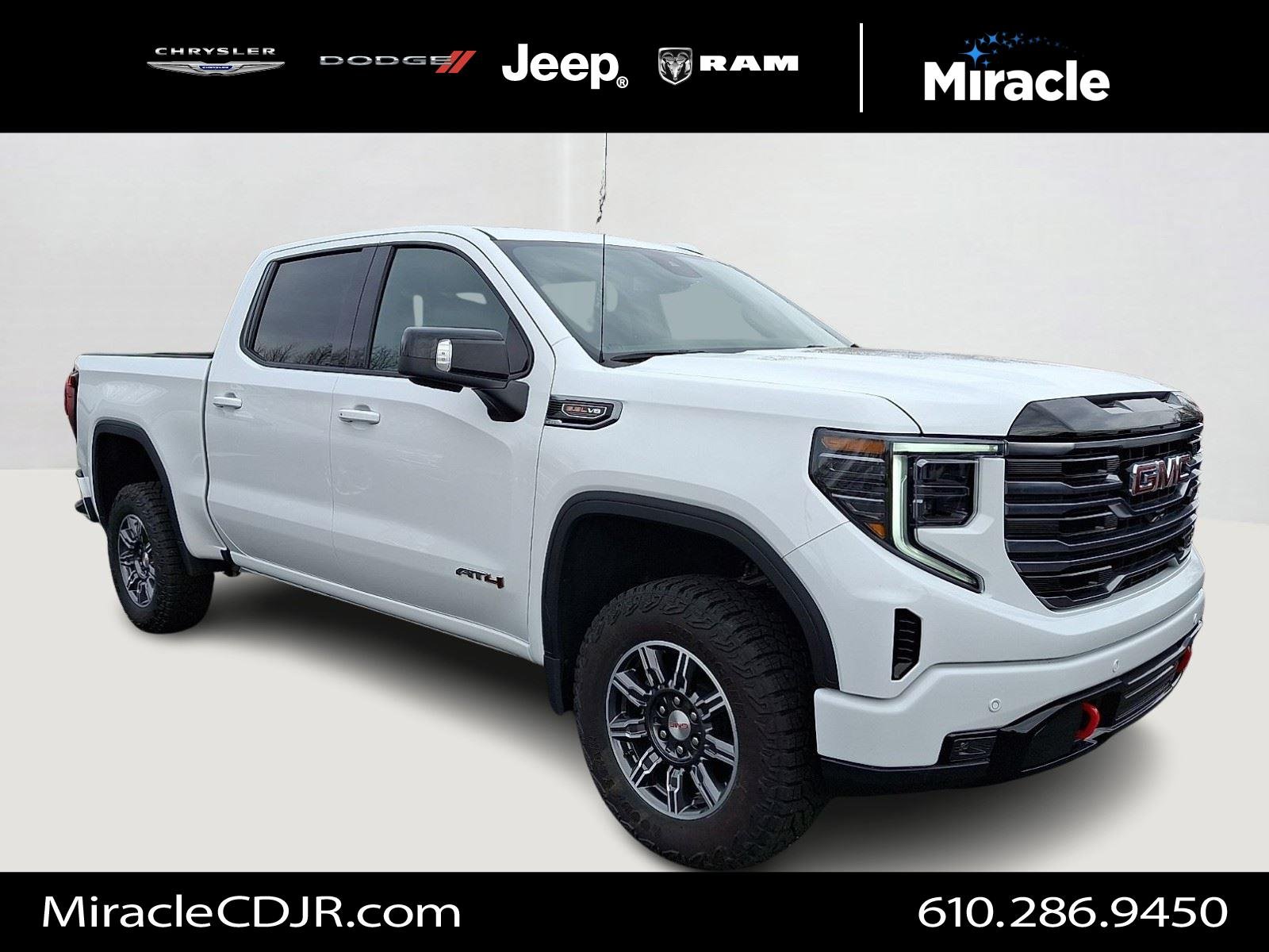 Used 2025 Summit White GMC AT4 image 1