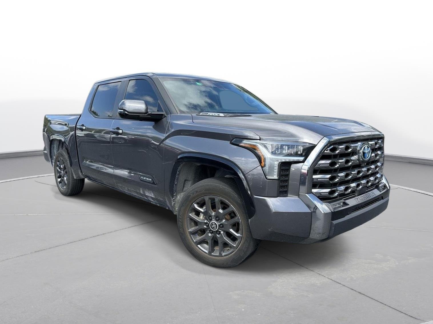 Used 2024 Magnetic Gray Metallic Toyota Platinum Hybrid image 4