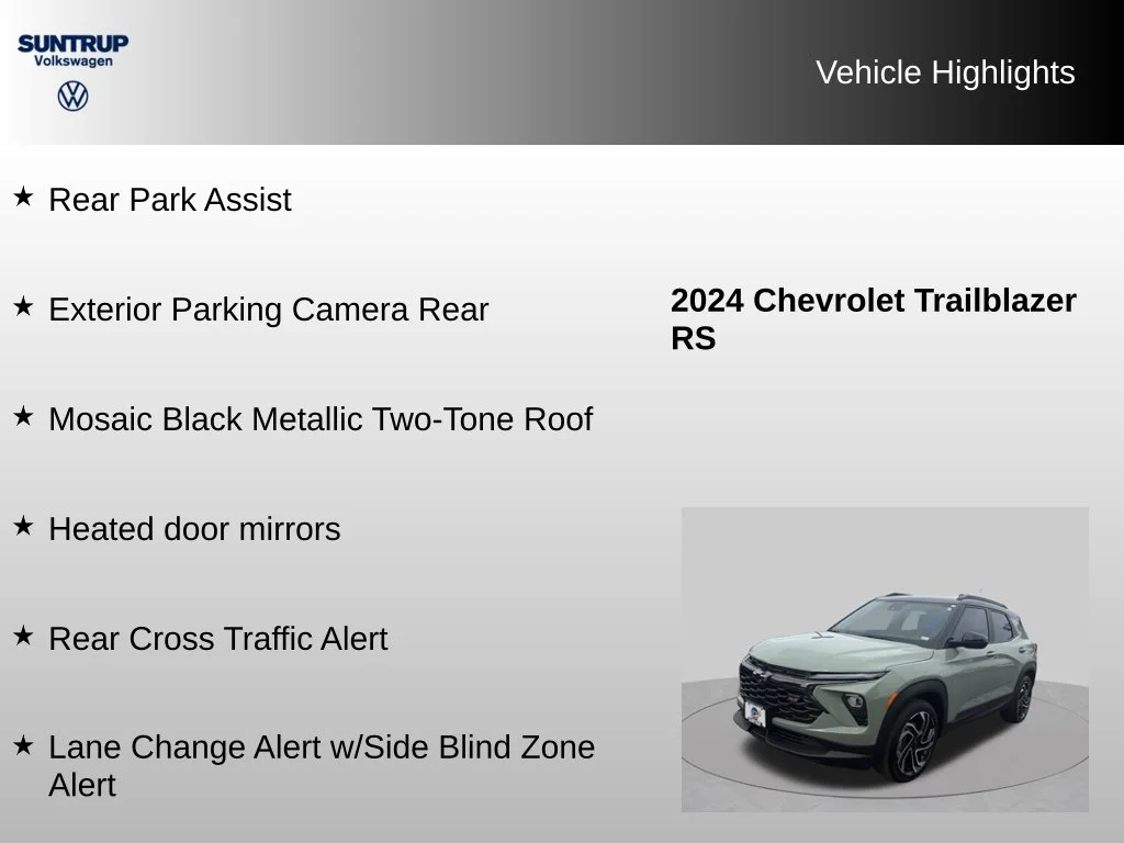 Used 2024 Green Chevrolet RS image 16