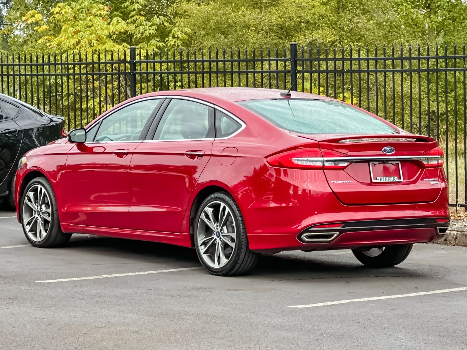 Used 2017 Red Ford Titanium image 5