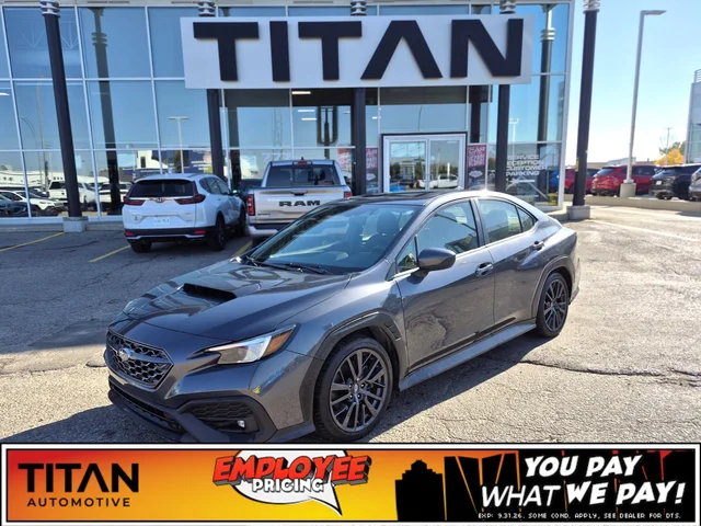 2024 Subaru WRX Sport AWD*271HP!! | 6spd Manual | Magnetite Grey | Htd Seats | Sunroof | CarPlay | Adaptive Cruise