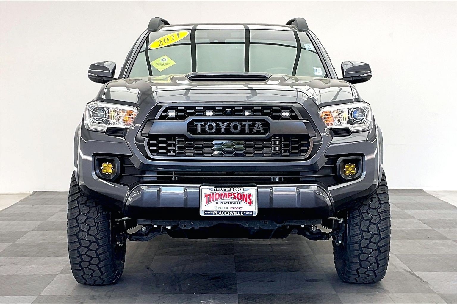 Used 2021 Magnetic Gray Metallic Toyota TRD Sport image 2