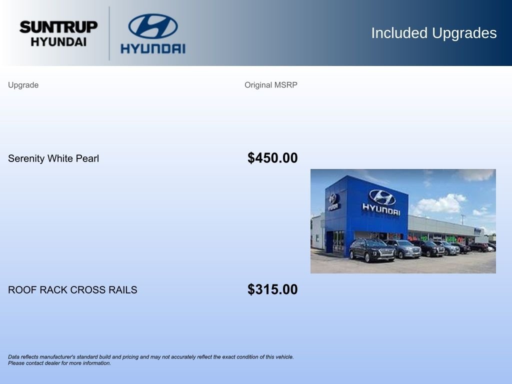 Used 2023 Serenity White Pearl Hyundai Limited image 2