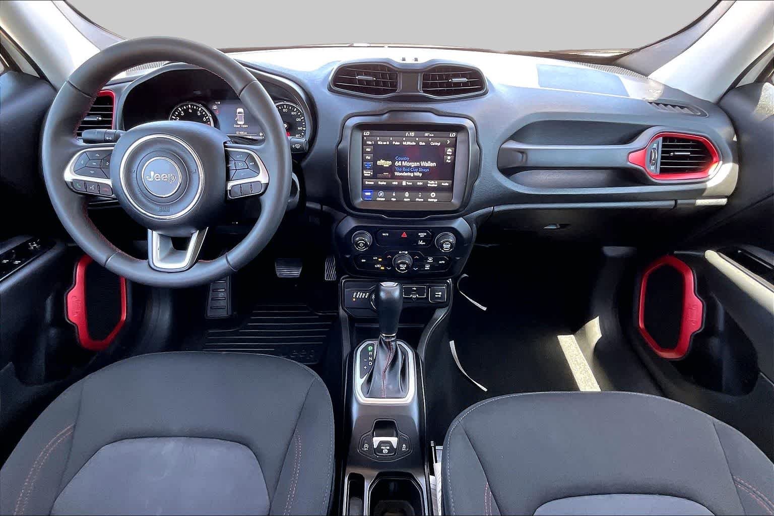 Used 2023 Alpine White Clearcoat Jeep Trailhawk image 15