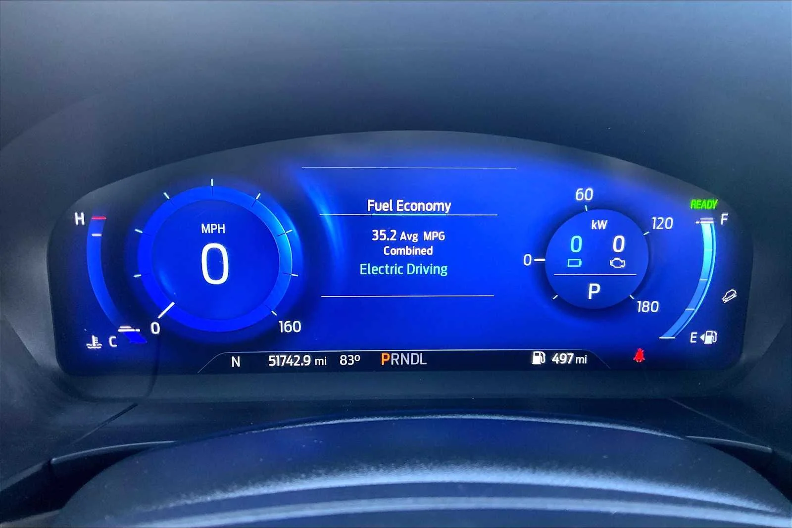 Used 2020 Star White Metallic Tri-Coat Ford Titanium Hybrid image 26