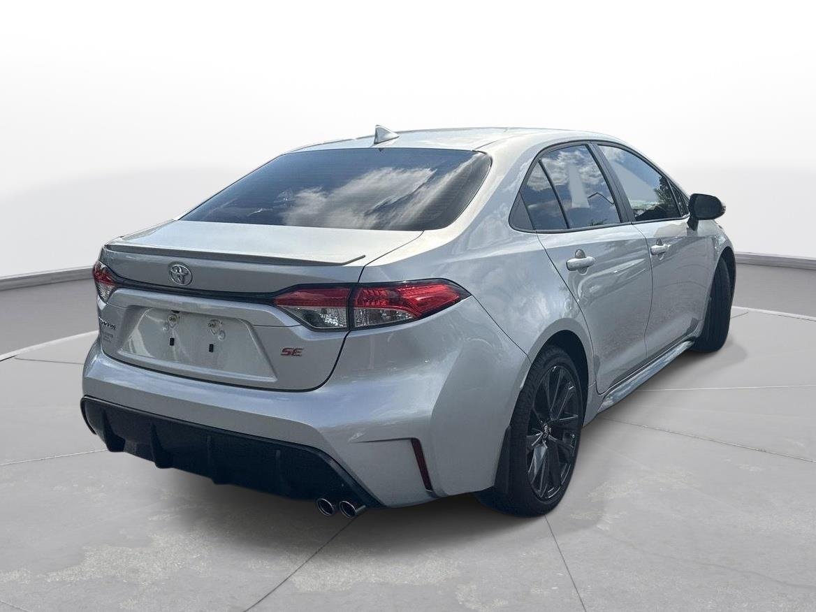 Used 2025 Classic Silver Metallic Toyota SE image 6