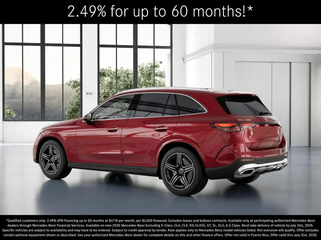 New 2026 MANUFAKTUR Patagonia Red Metallic Mercedes-Benz GLC 300 image 72