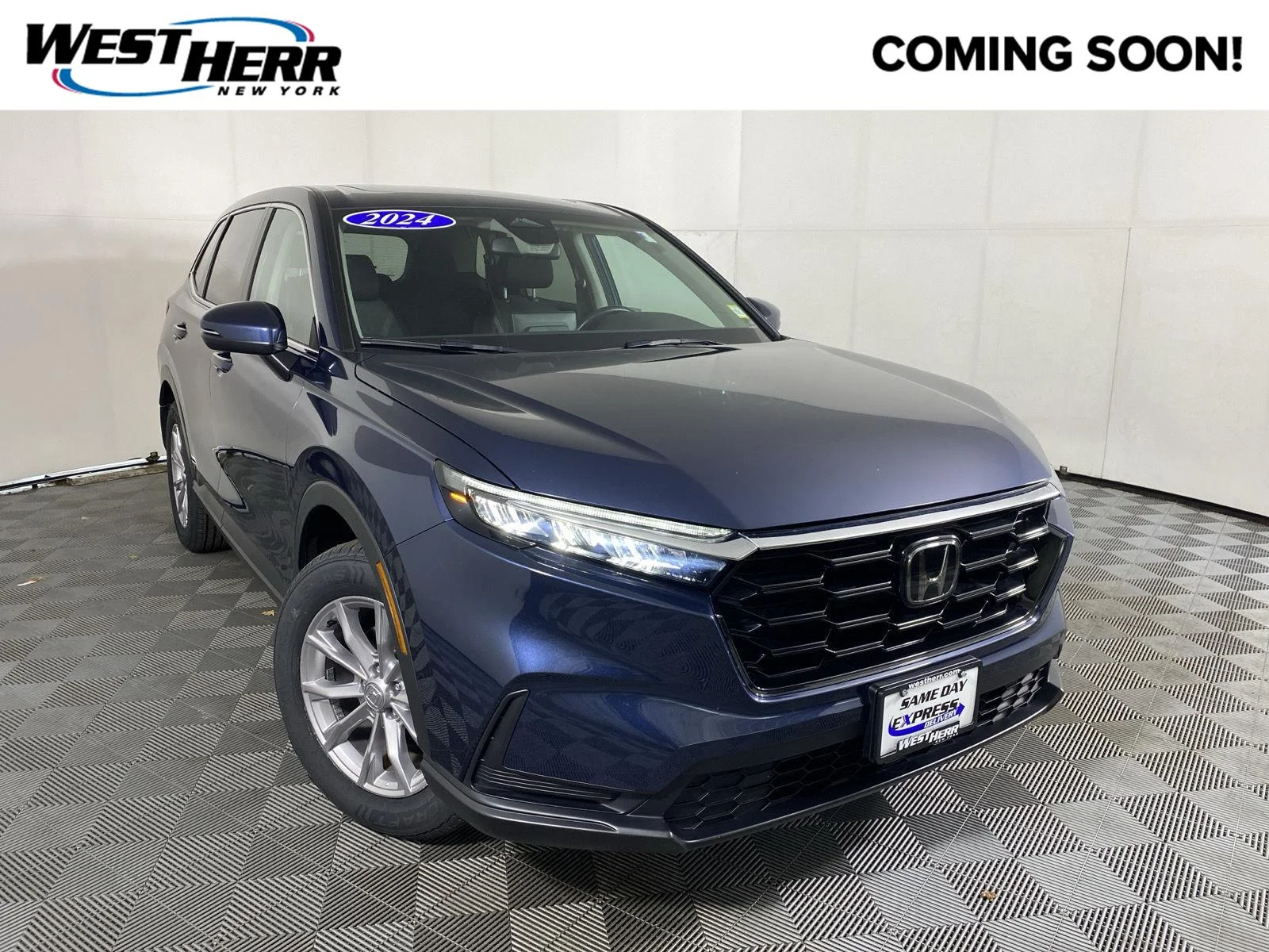 Used 2024 Canyon River Blue Metallic Honda EX image 1