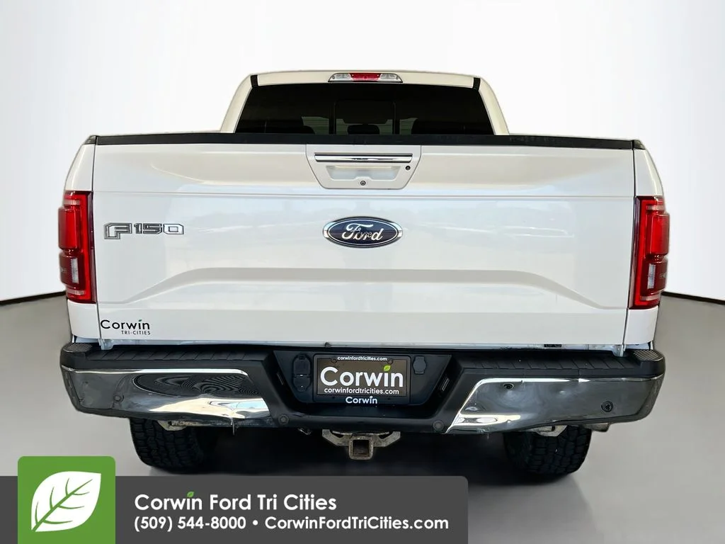 Used 2015 White Platinum Clearcoat Metallic Ford Lariat image 13