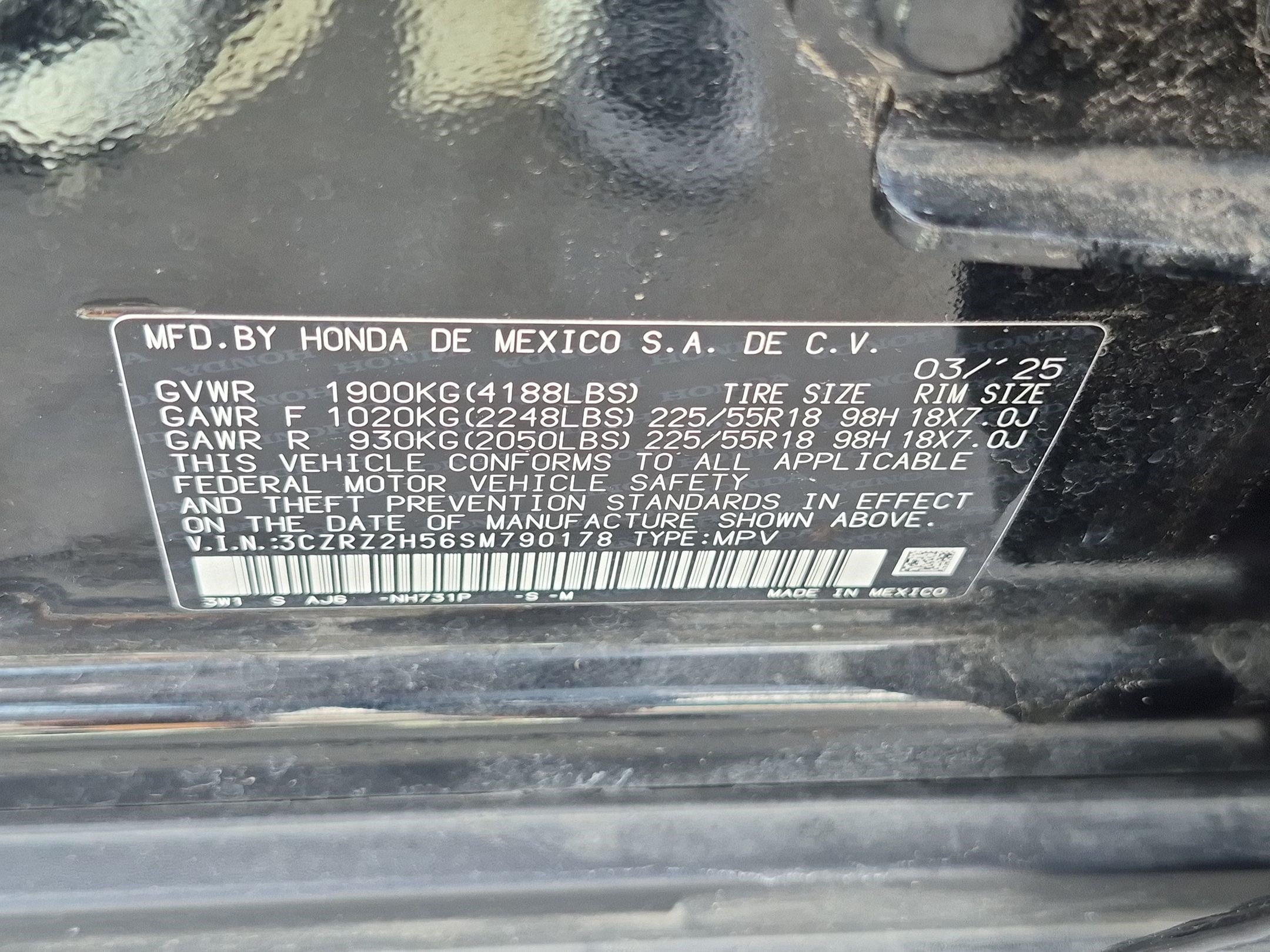 Used 2025 Crystal Black Pearl Honda Sport image 34