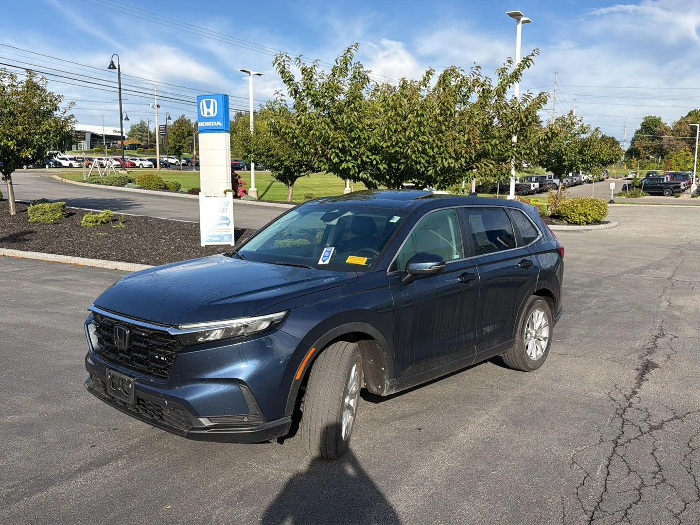 Used 2024 Canyon River Blue Metallic Honda EX-L image 3