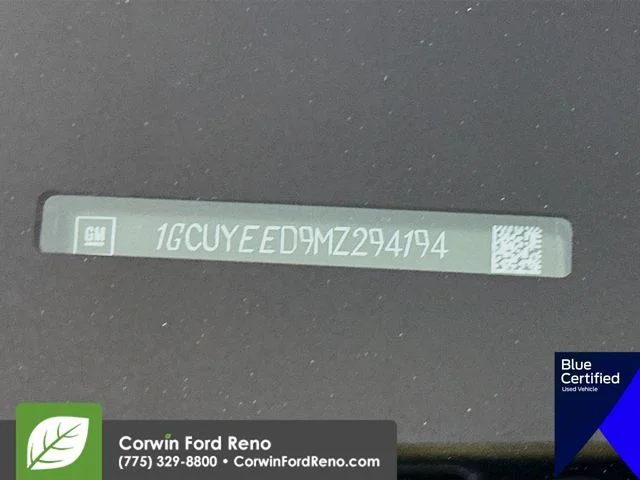 Certified Used 2021 Satin Steel Metallic Chevrolet RST image 34