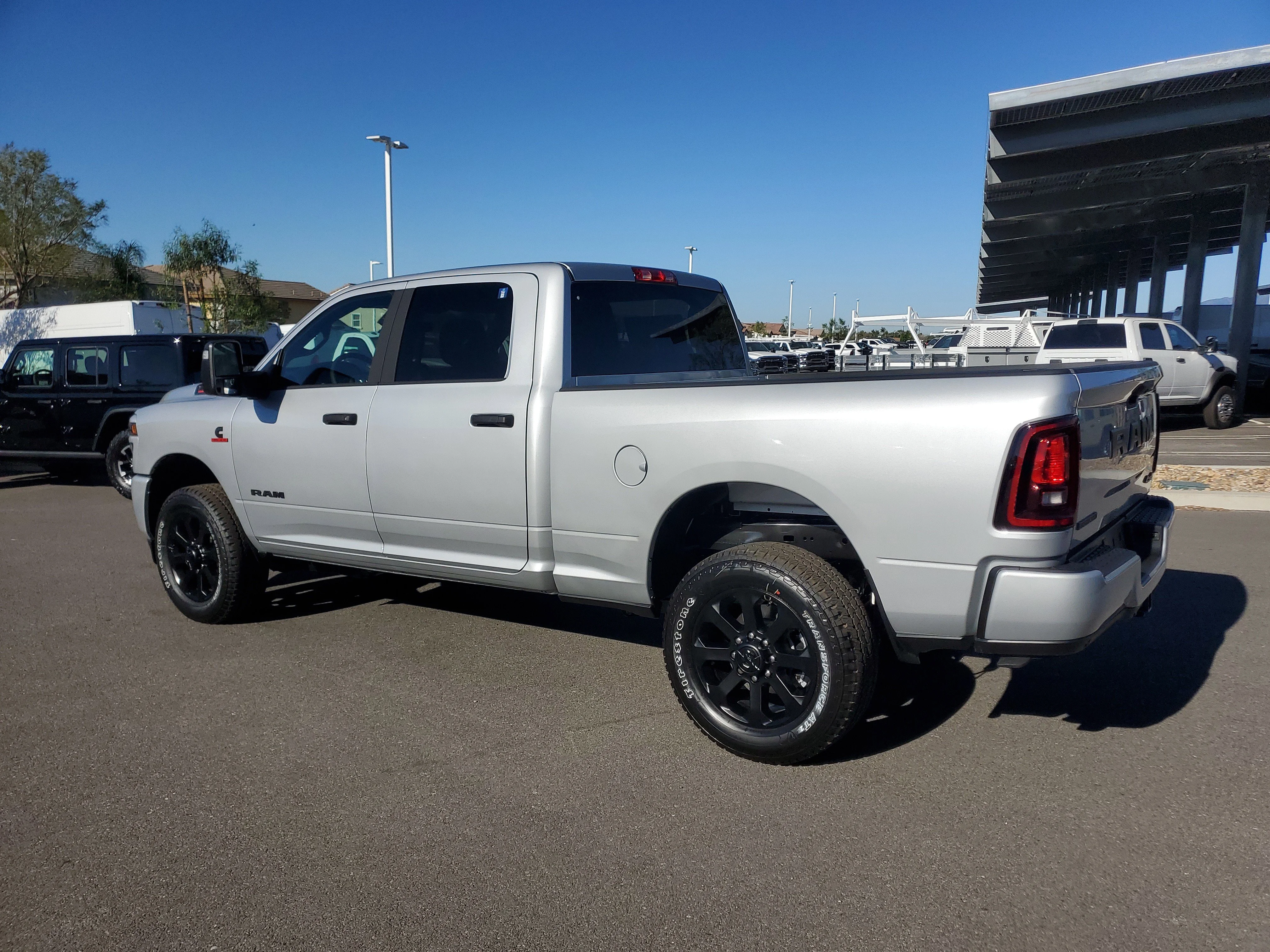 New 2026 Silver-Zynith Exterior Paint RAM Big Horn image 3