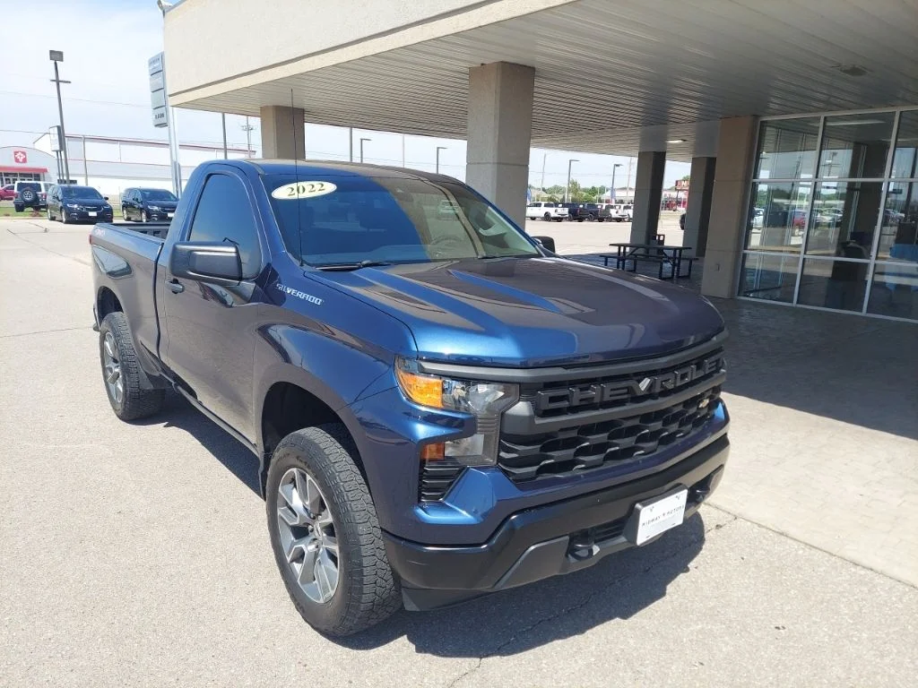 Used 2022 Blue Chevrolet WT image 1