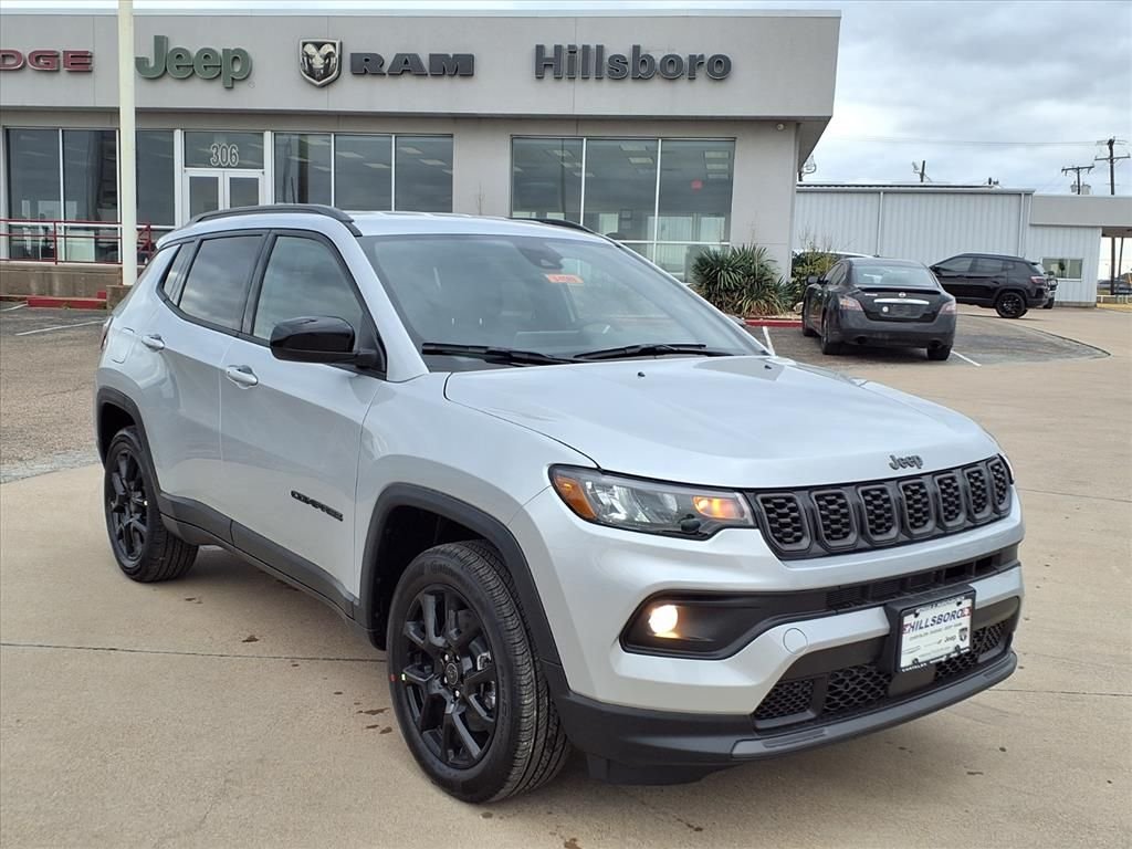 New 2026 Silver Zynith Metallic Clear-Coat Exterior Paint Jeep Latitude image 1