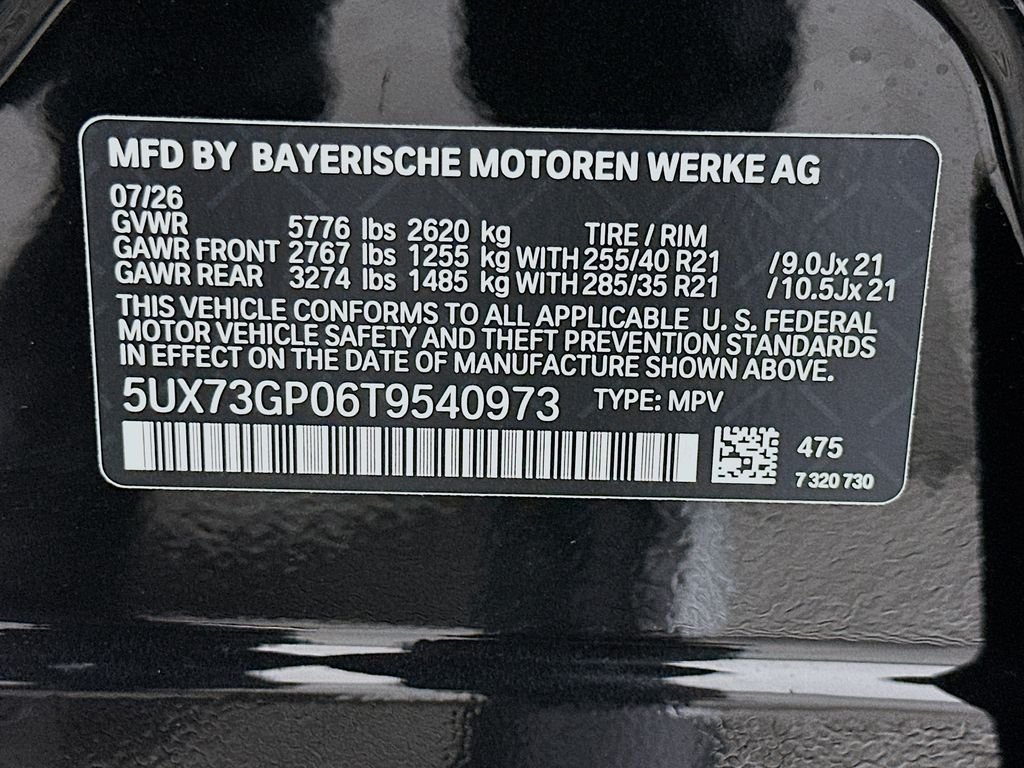 New 2026 Black Sapphire Metallic BMW M50 xDrive image 24