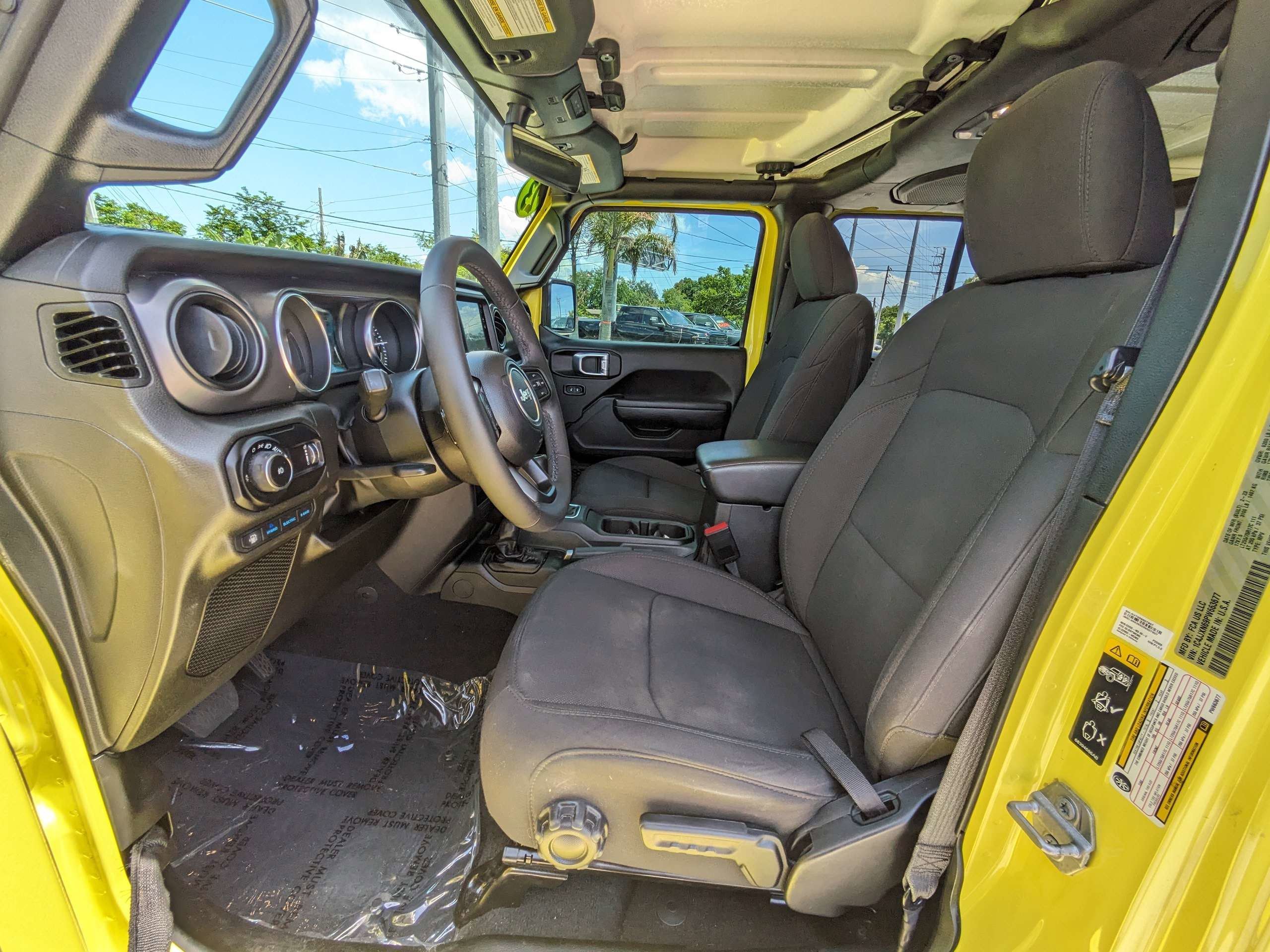 Used 2023 Yellow Jeep Willys 4xe image 20
