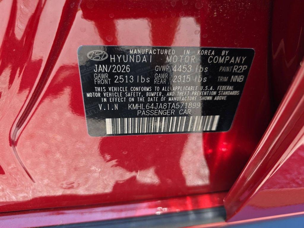 New 2026 Ultimate red Hyundai SEL Sport image 30