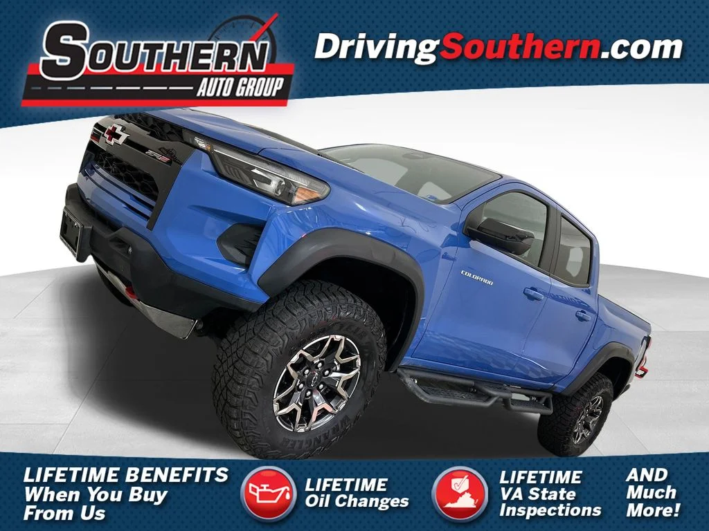 Used 2025 Blue Chevrolet ZR2 image 1