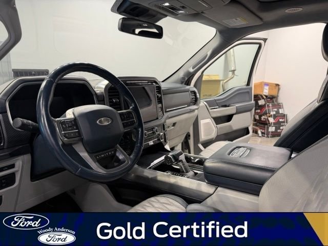 Used 2023 White Metallic Ford Limited image 9