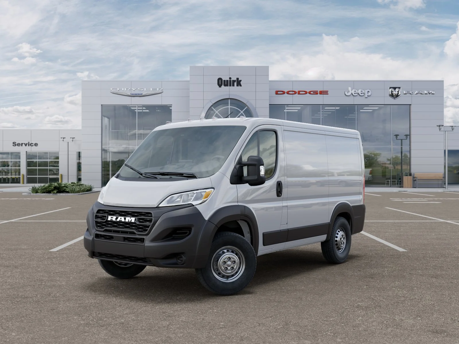 New 2026 Bright White Clear-Coat Exterior Paint RAM Tradesman 1500 Low Roof 118 WB w/Pass Seat image 27