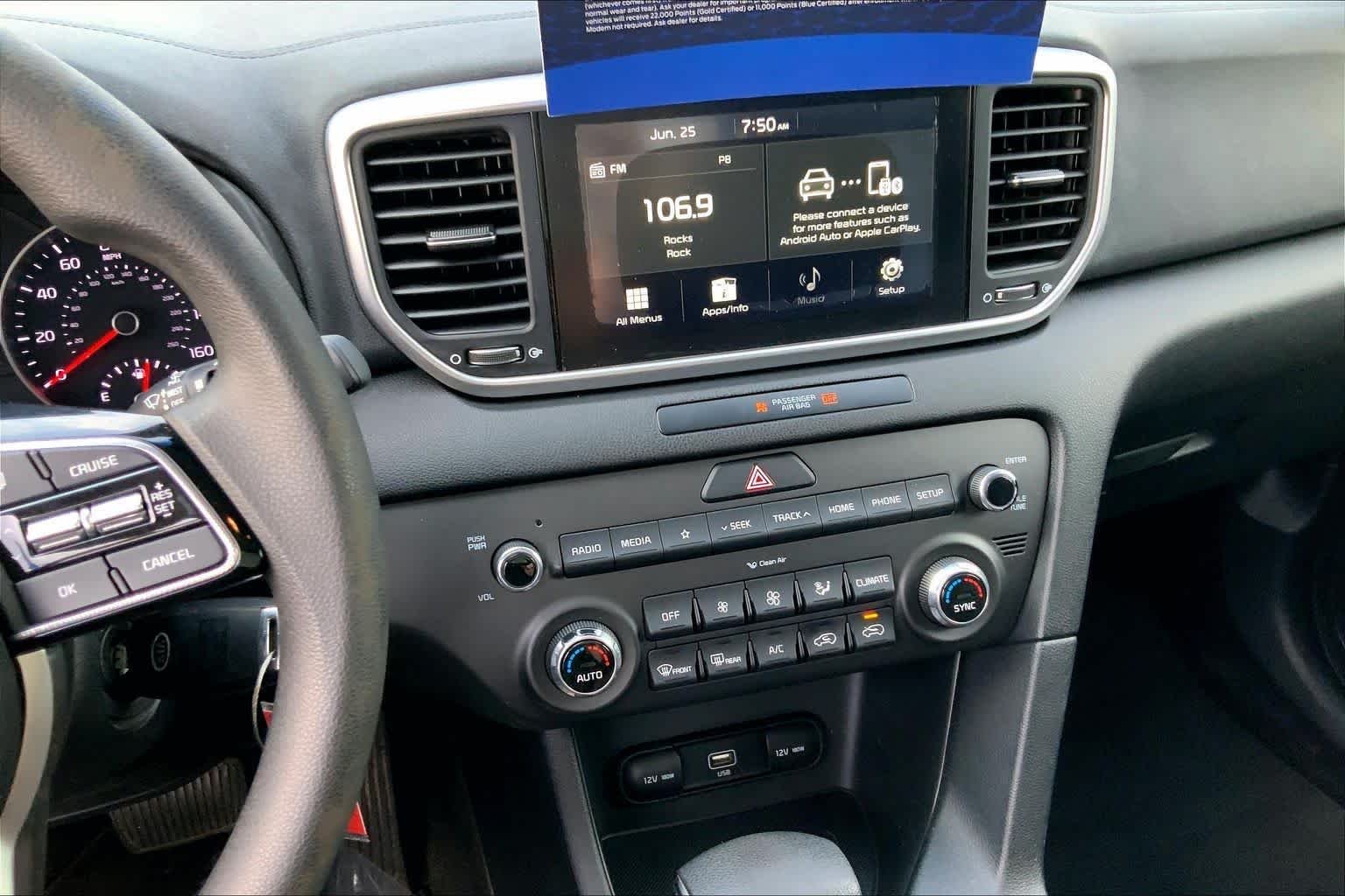Used 2020 Burnished Copper Kia LX image 7
