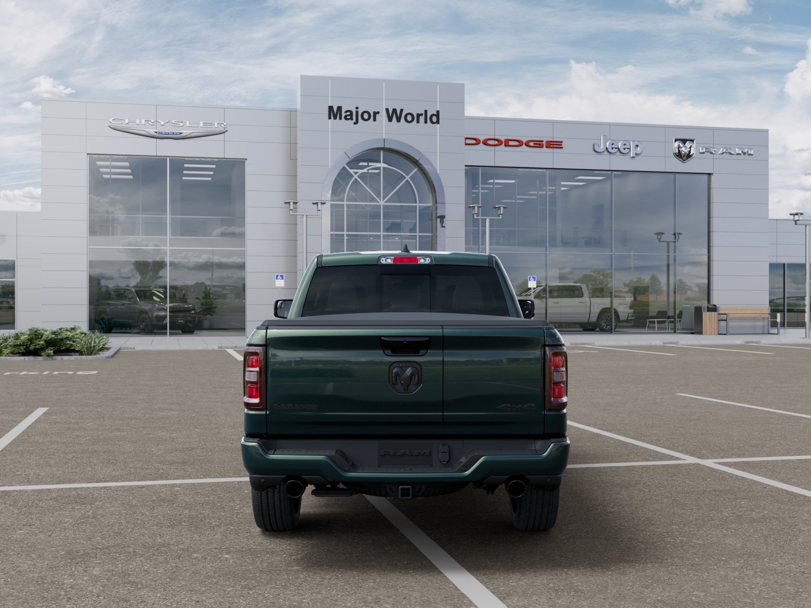 New 2027 Serrano-Green Metallic Exterior Paint RAM LARAMIE image 7