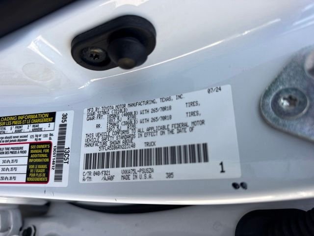 Used 2024 White Toyota SR5 image 16