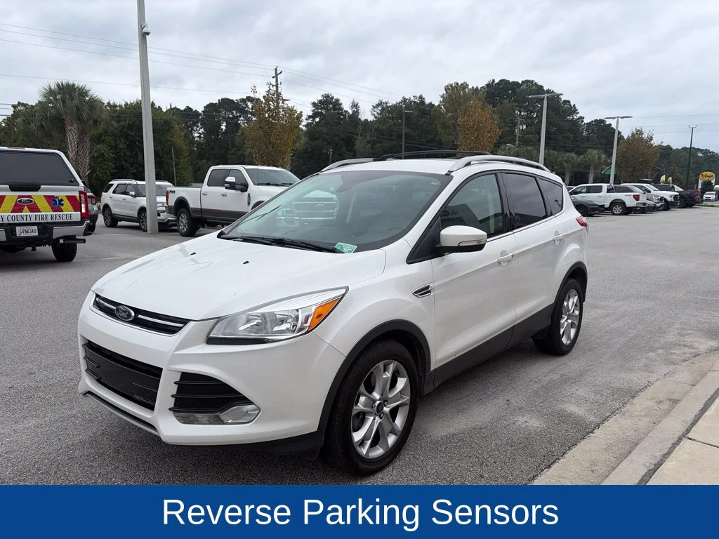 Used 2016 White Platinum Tri-Coat Metallic Ford Titanium image 4