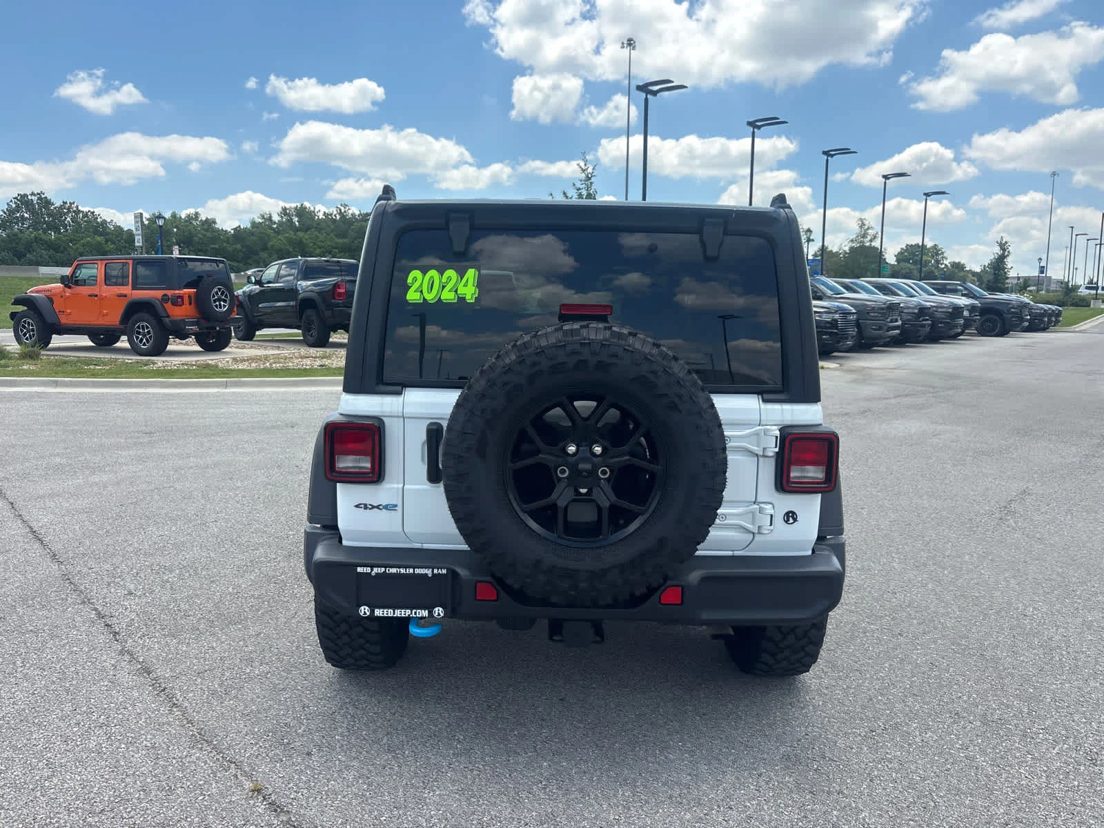 Used 2024 Bright White Clearcoat Jeep Willys image 9