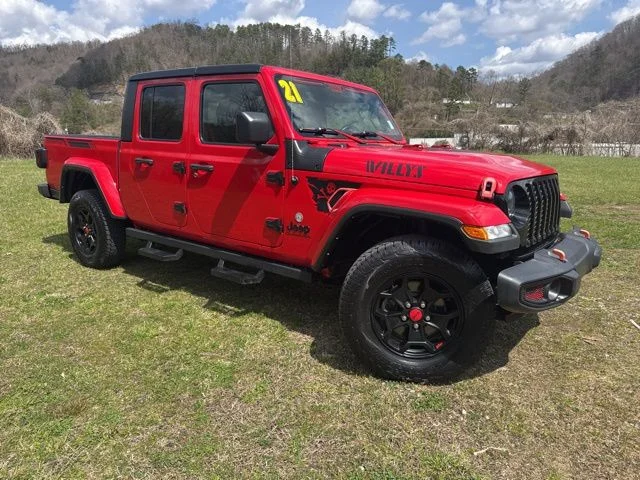 Used 2021 Red Jeep Willys image 2