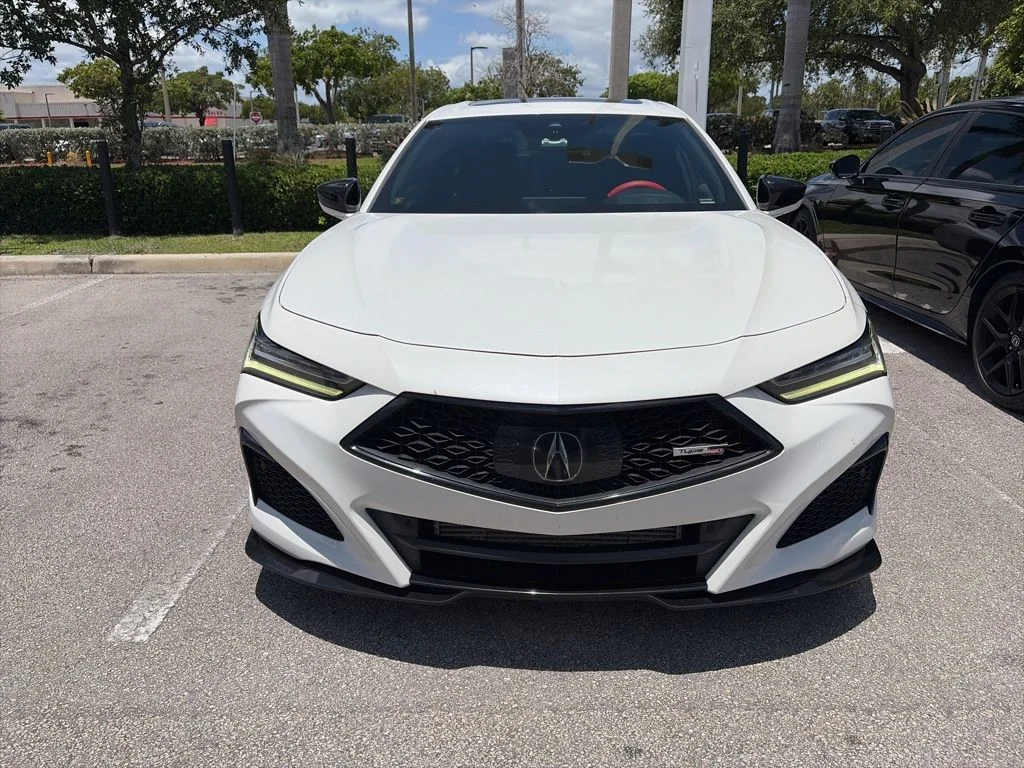 Used 2023 Platinum White Acura Type S image 3