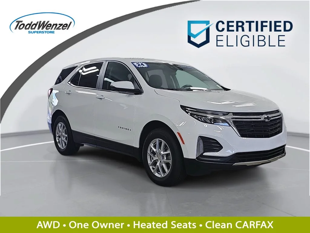 Certified Used 2024 White Chevrolet LT image 1