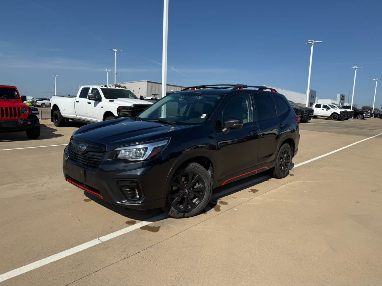 Used 2019 Dark Gray Metallic Subaru Sport image 2