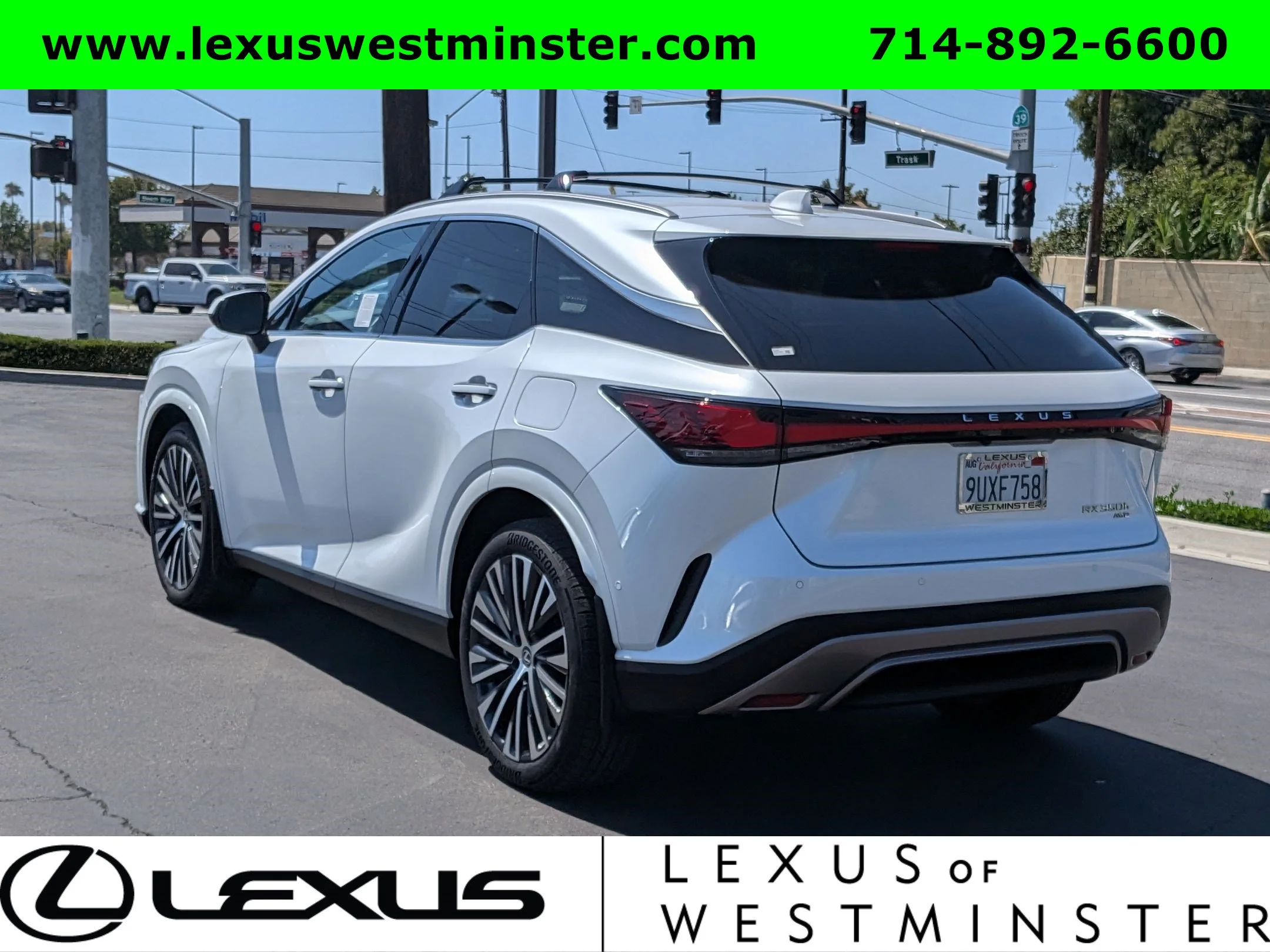 Certified Used 2025 White Lexus RX 350h Premium Plus image 11