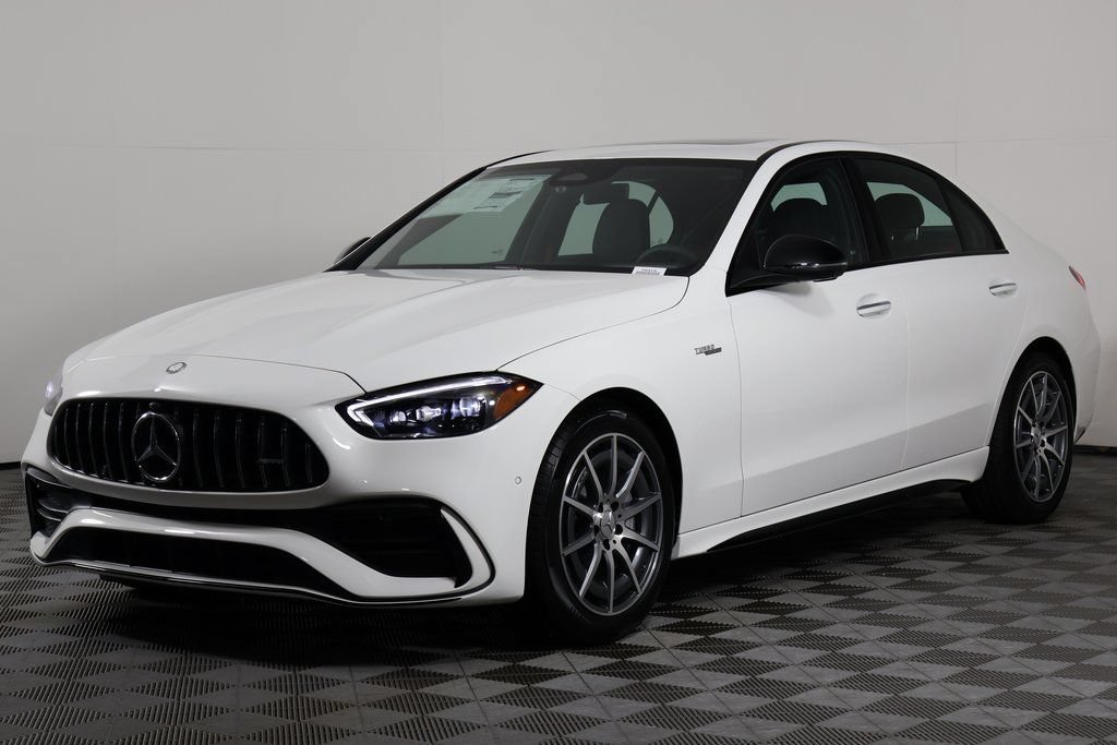New 2026 Polar White Mercedes-Benz AMG® C 43 4MATIC® Sedan image 23