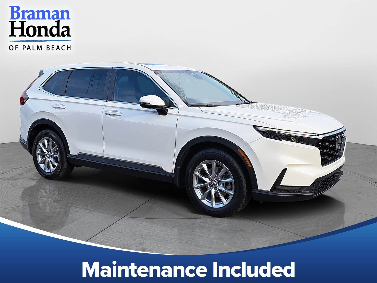 New 2026 Platinum White Pearl Honda EX image 1